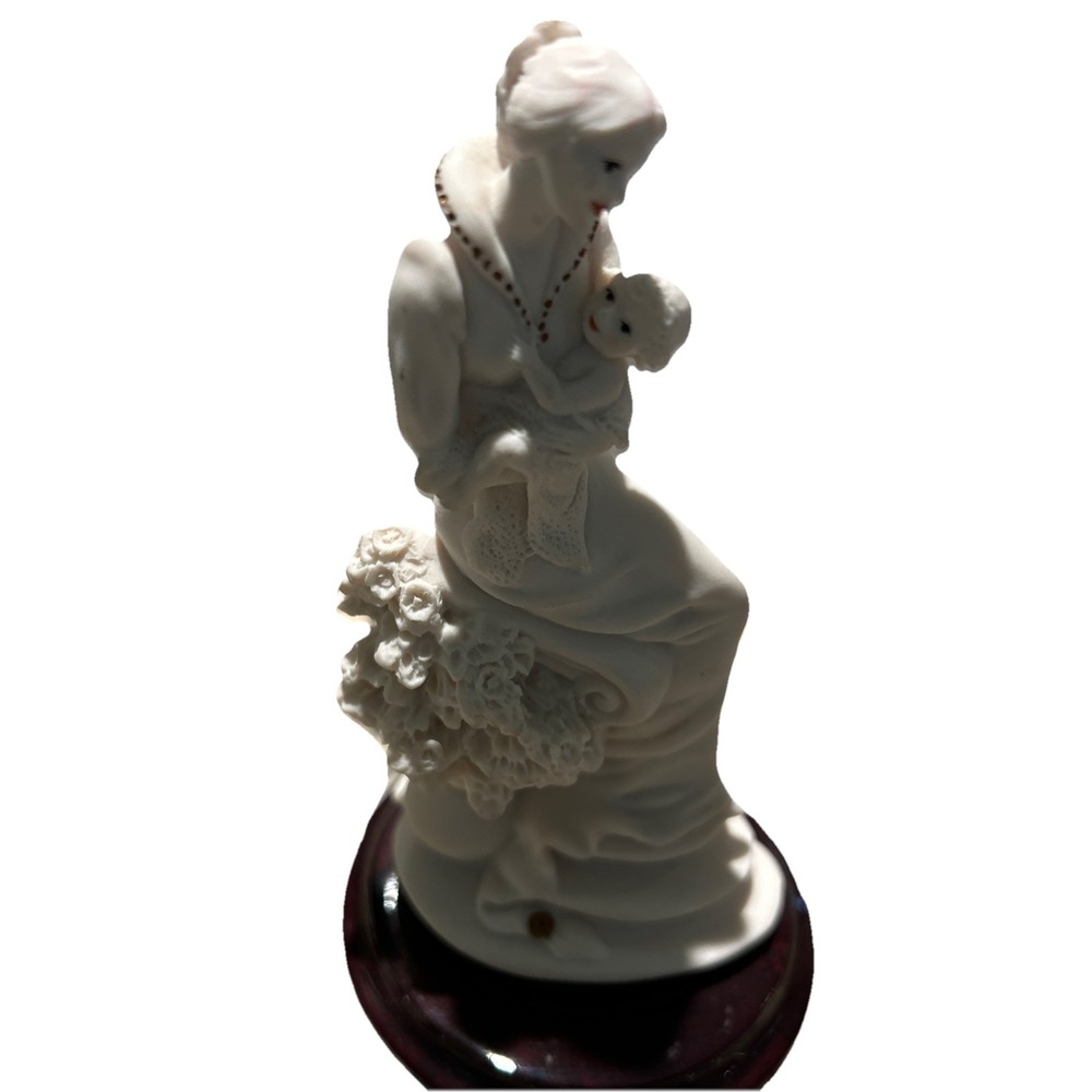 Giuseppe Armani Mother Infant Maternity With Flowers 5"‎ ITALY Florence